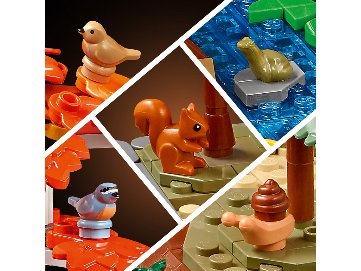 LEGO Icons höstlig trädgård med litet hus 11372 LEGO