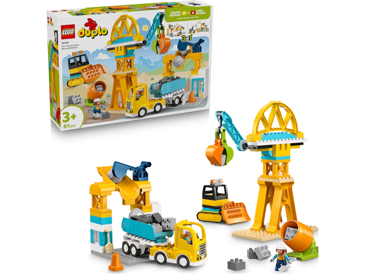 LEGO DUPLO Town 3 i 1 byggarbetsplats och fordon 10476 LEGO