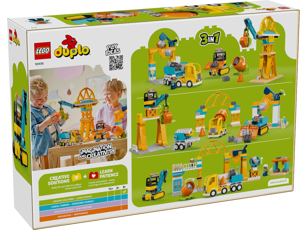 LEGO DUPLO Town 3 i 1 byggarbetsplats och fordon 10476 LEGO
