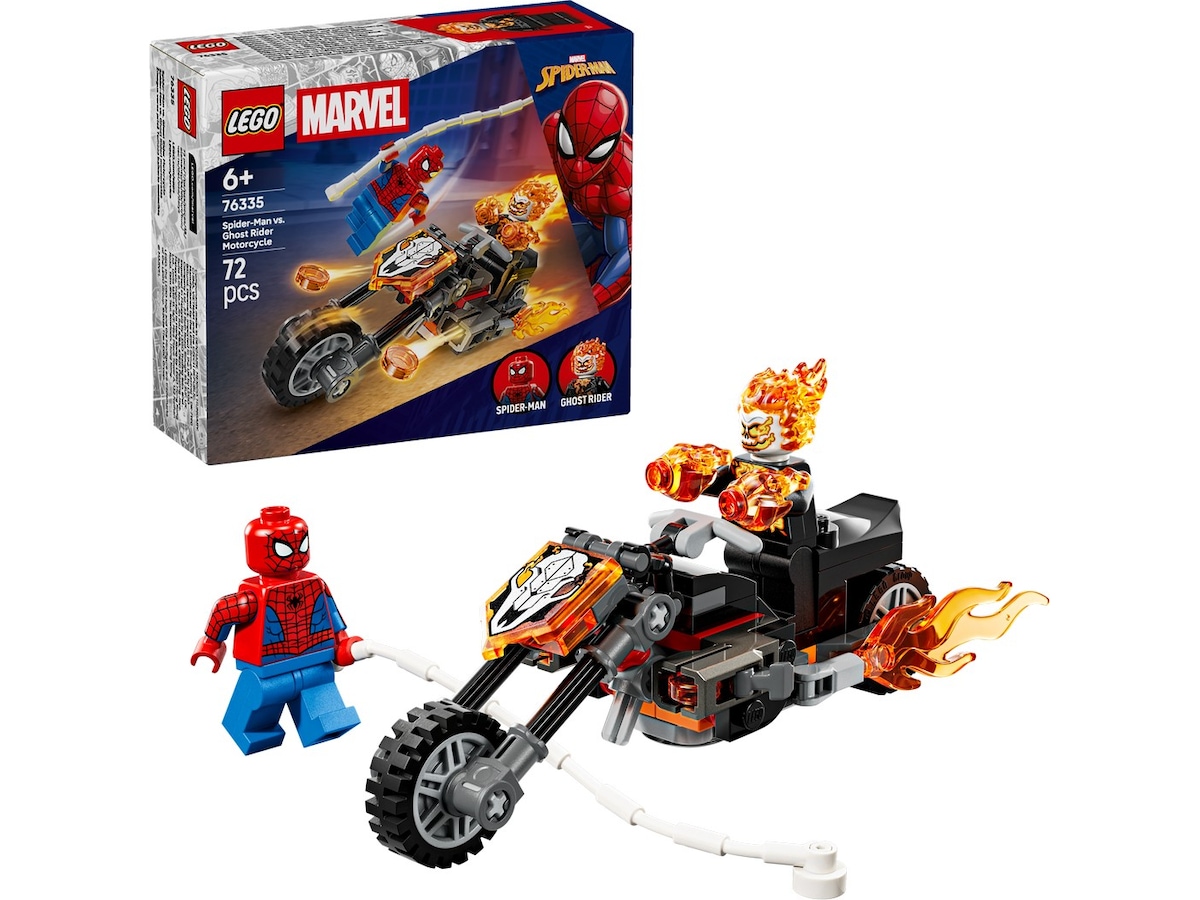 LEGO Super Heroes Marvel Spider-Man mot Ghost Rider på MC 76335