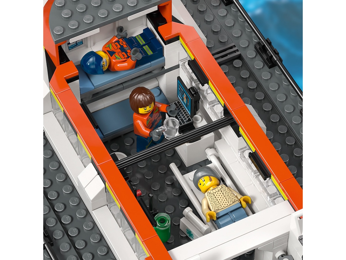 LEGO City kustbevakningens helikopter och räddningsbåt 60504 LEGO