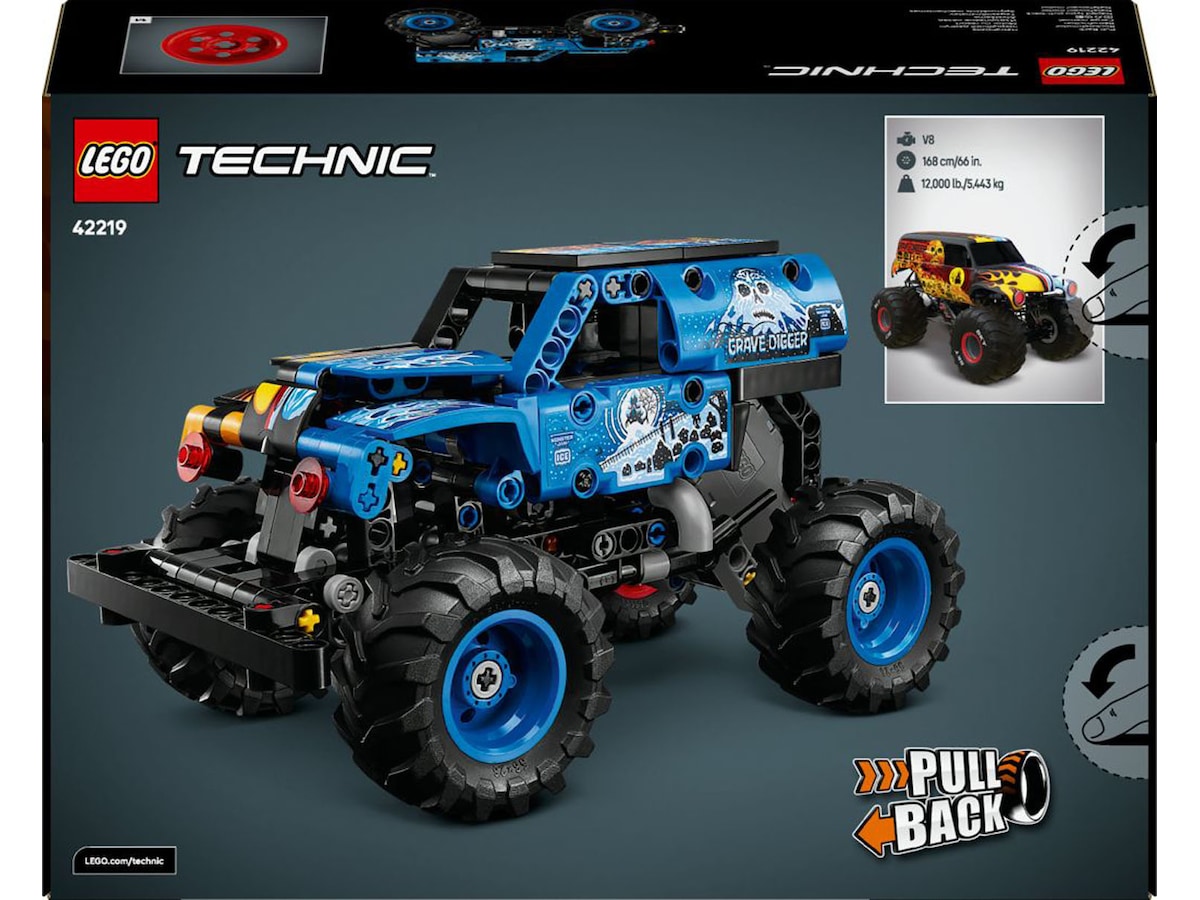 LEGO Technic Monster Jam Grave Digger 42219 (eld och is) LEGO