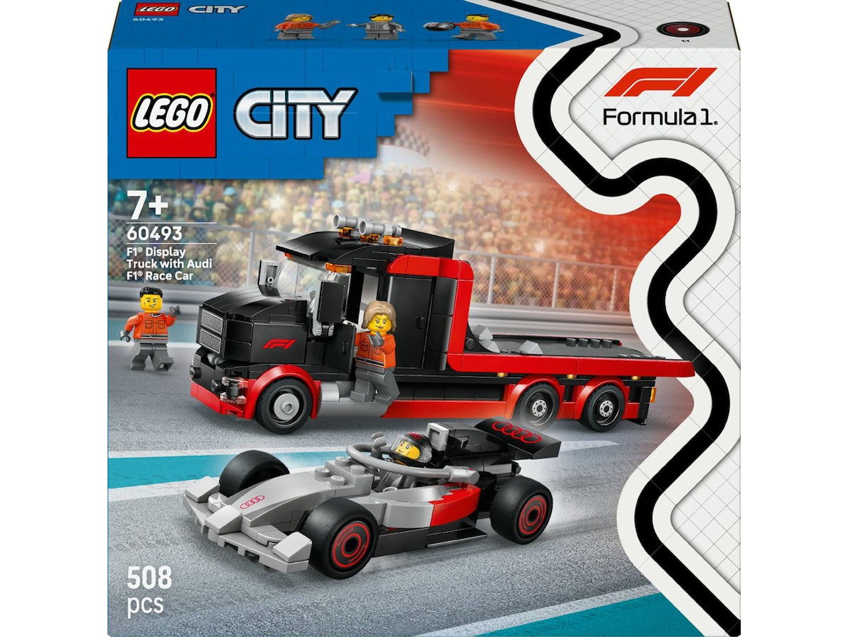 LEGO City F1 uppvisningsbil med Audi F1 racerbil 60493 LEGO