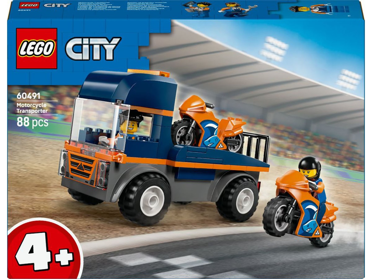 LEGO City Great Vehicles motorcykeltransport 60491 LEGO