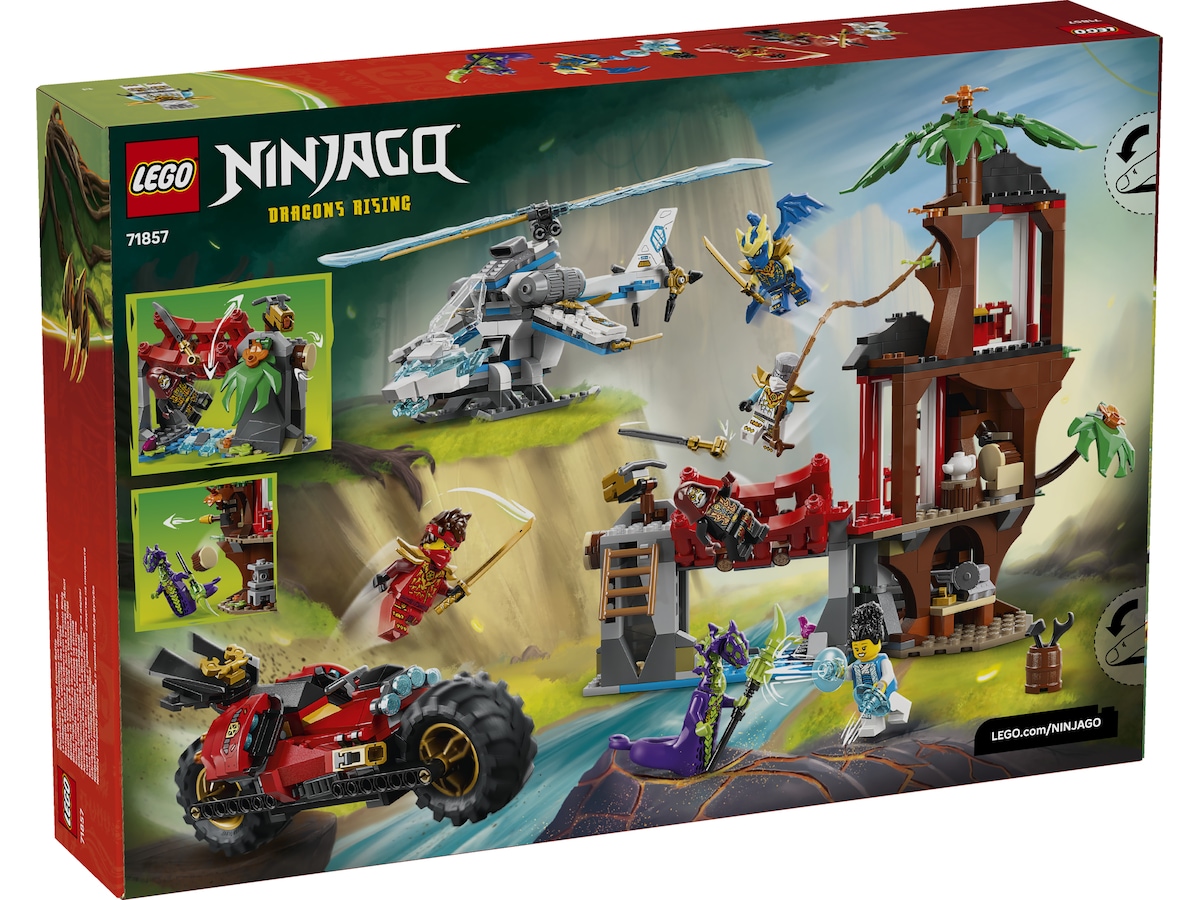 LEGO Ninjago action i ninjornas trädkoja 71857 LEGO