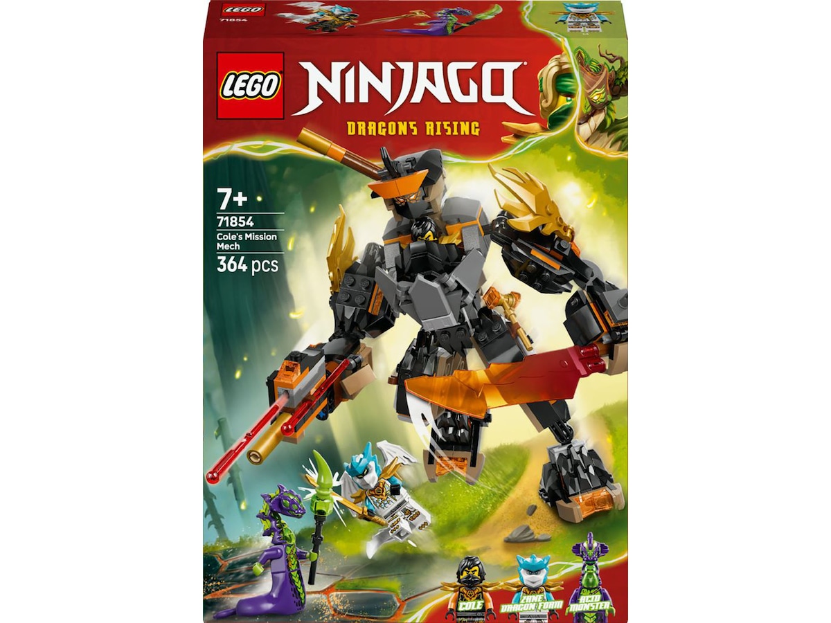 LEGO Ninjago Coles uppdragsrobot och Drak-Zane 71854 LEGO