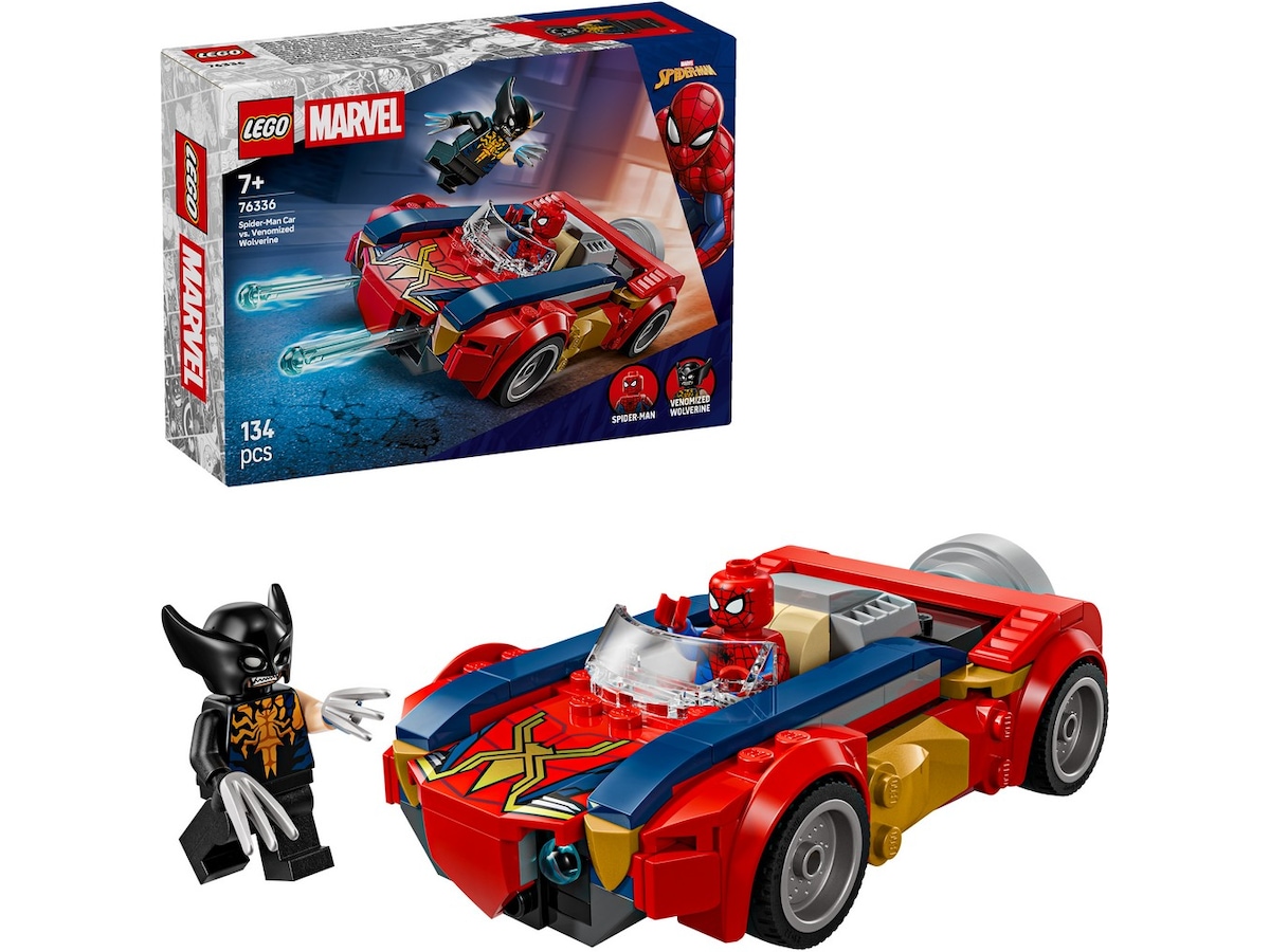 LEGO Super Heroes Spider-Man i bil mot venomiserad Wolverine 76336 LEGO