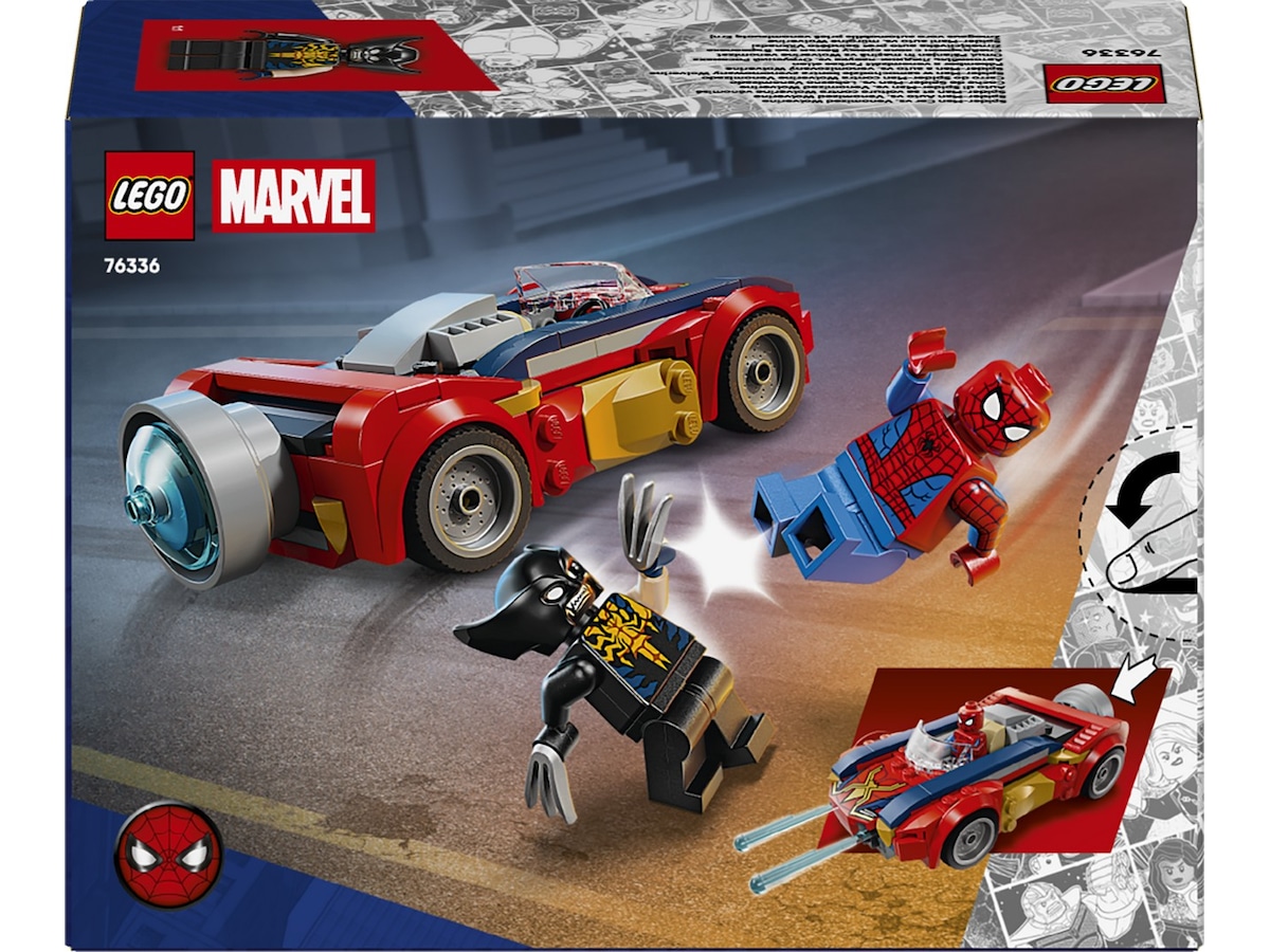 LEGO Super Heroes Spider-Man i bil mot venomiserad Wolverine 76336 LEGO