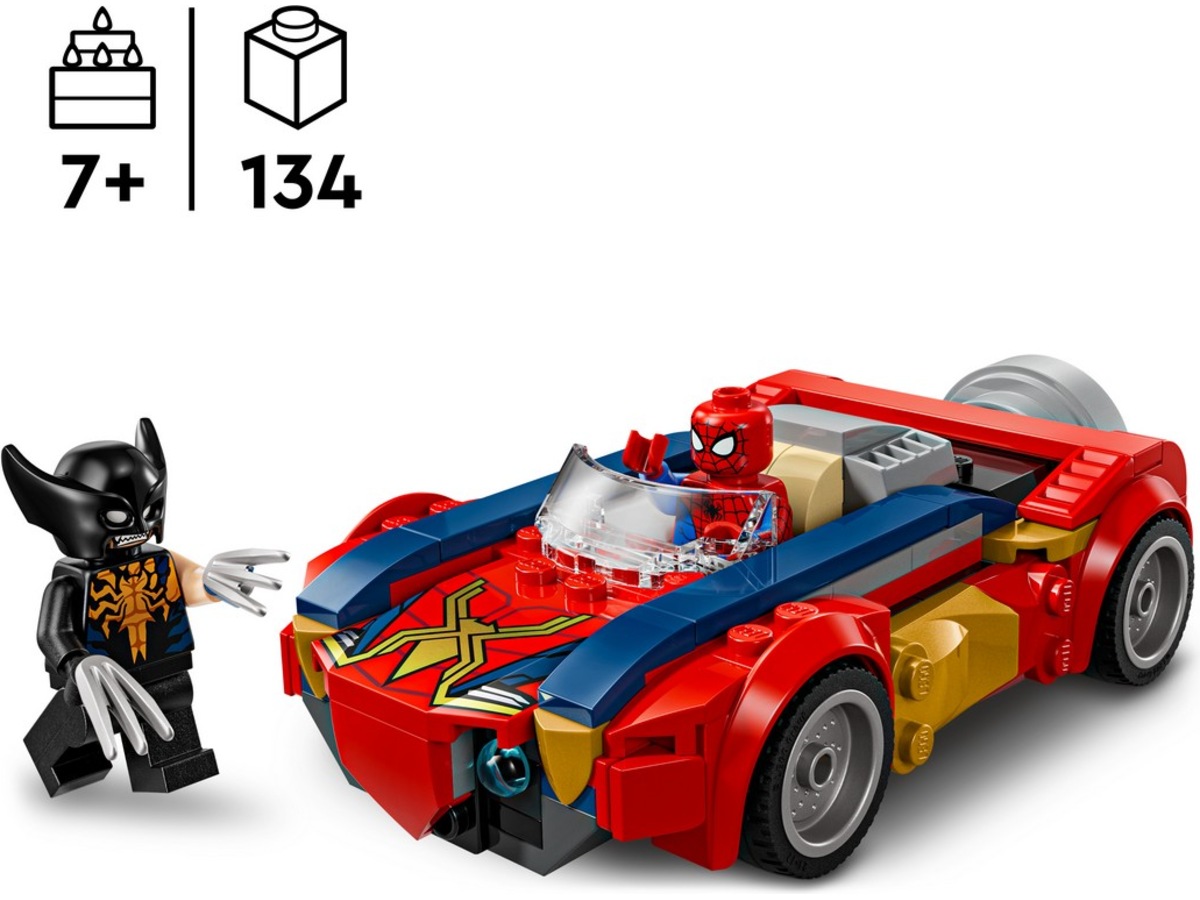 LEGO Super Heroes Spider-Man i bil mot venomiserad Wolverine 76336 LEGO