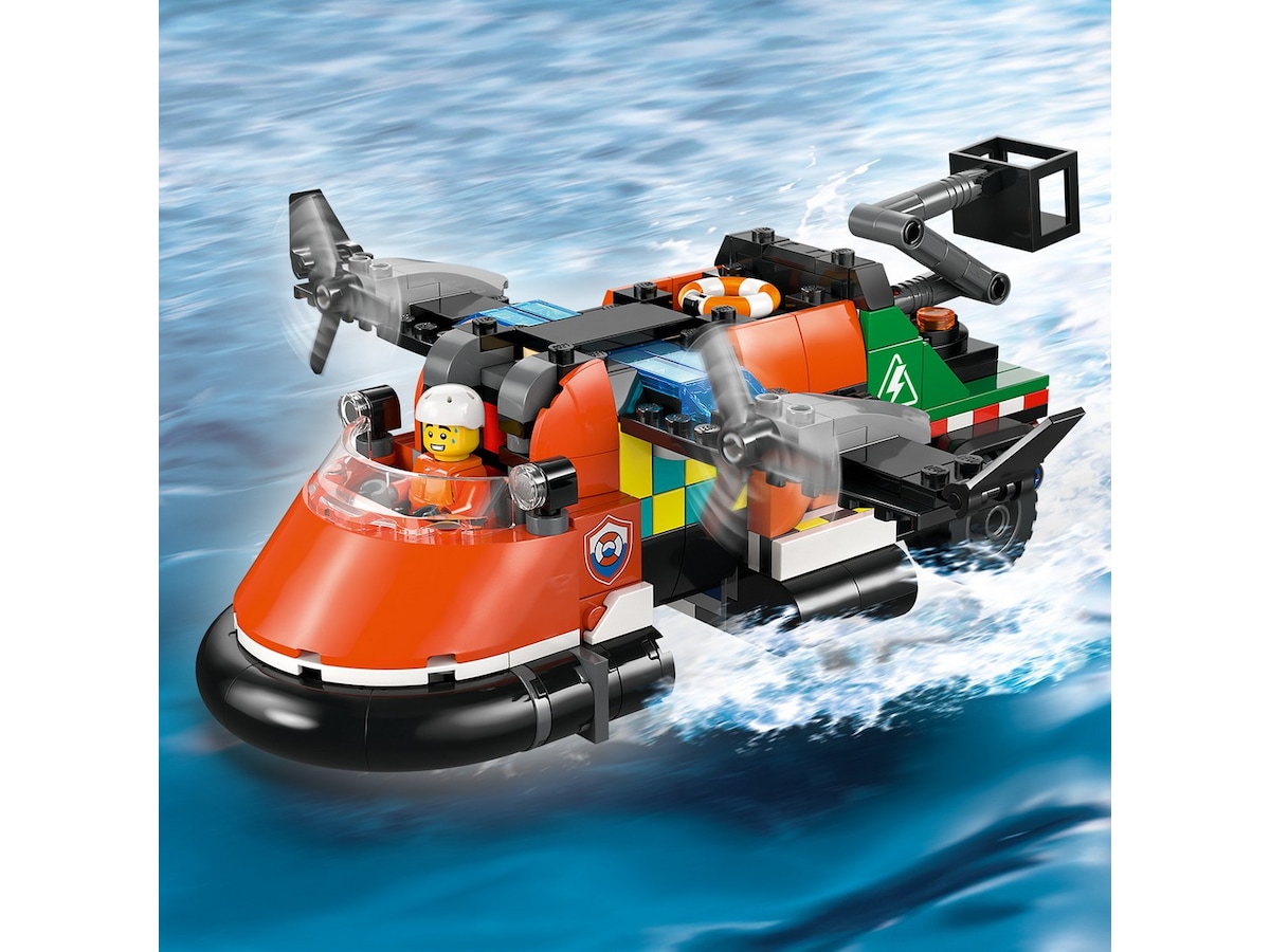 LEGO City Great Vehicles flyg-, servicebil- och luftkuddebåt-remix 60505 LEGO