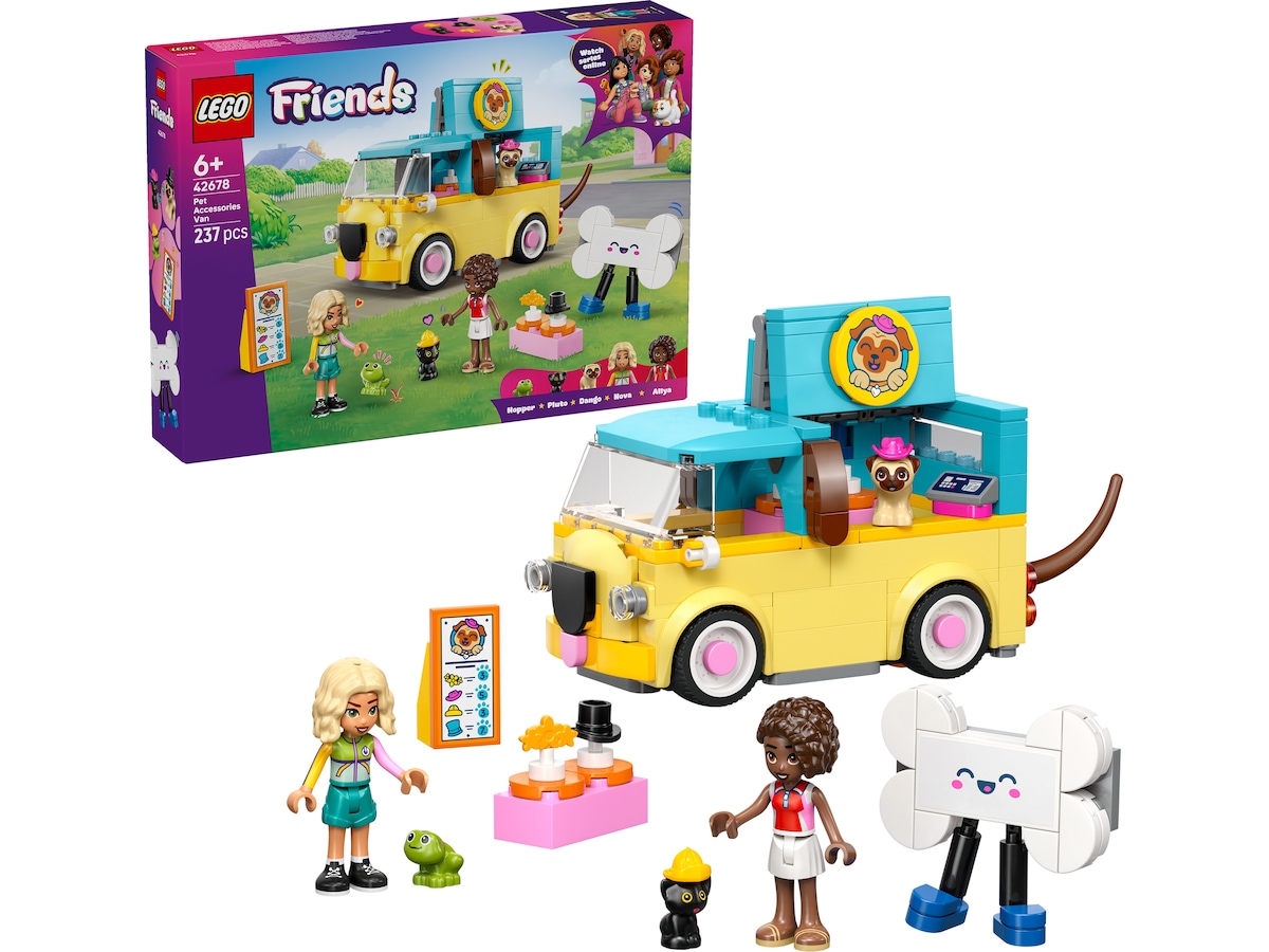 LEGO Friends skåpbil med djurtillbehör 42678 LEGO