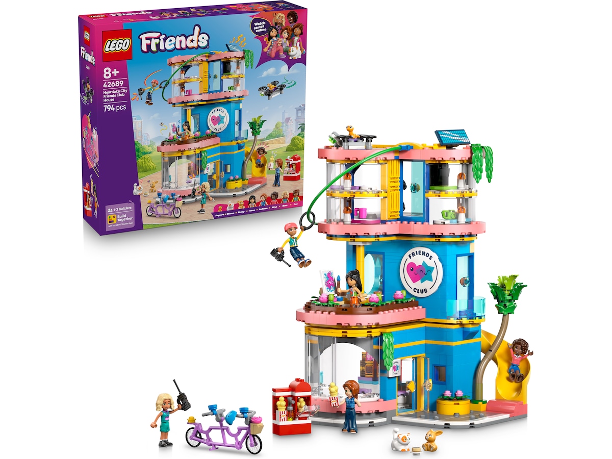 LEGO Friends vännernas klubbhus i Heartlake City 42689 LEGO