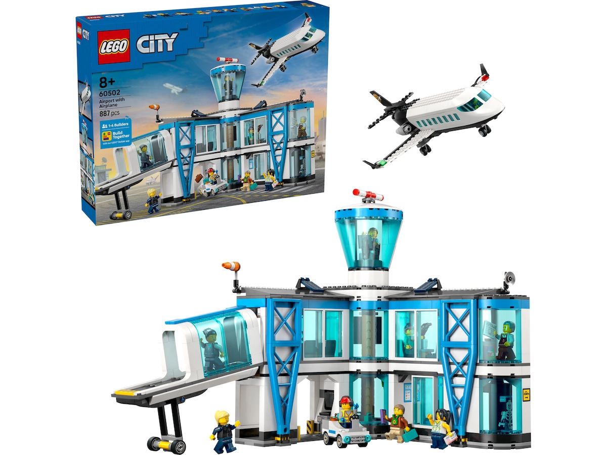 LEGO My City lyplats och flygplan 60502 LEGO