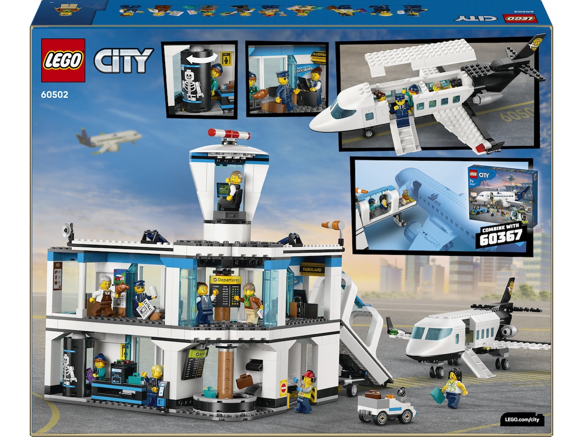 LEGO My City lyplats och flygplan 60502 LEGO