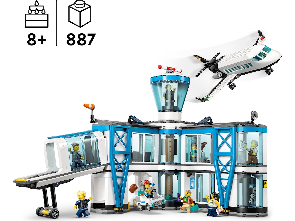 LEGO My City lyplats och flygplan 60502 LEGO