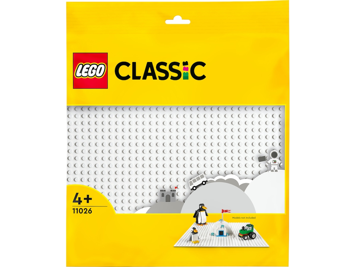 LEGO Classic byggplatta 11026 (vit) LEGO