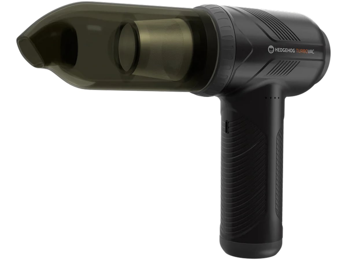 Hedgehog TurboVAC trådlös dammsugare/luftblåsare (svart) + USB-C kabel Skaftdammsugare