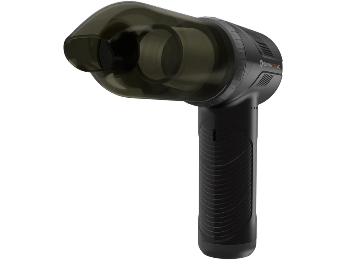 Hedgehog TurboVAC trådlös dammsugare/luftblåsare (svart) + USB-C kabel Skaftdammsugare