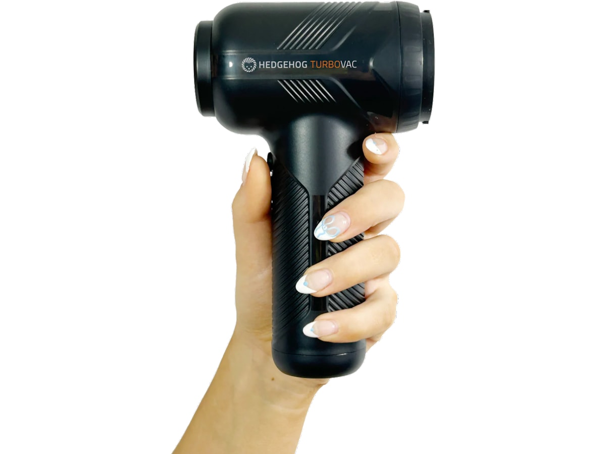 Hedgehog TurboVAC trådlös dammsugare/luftblåsare (svart) + USB-C kabel Skaftdammsugare