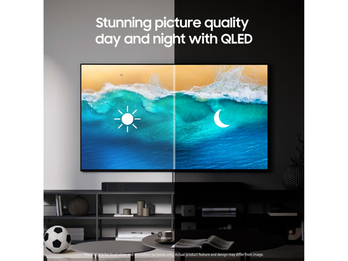 Samsung 55" Q8FA QLED 4K smart-TV (2025) + soundbar 50 - 59 tums TV