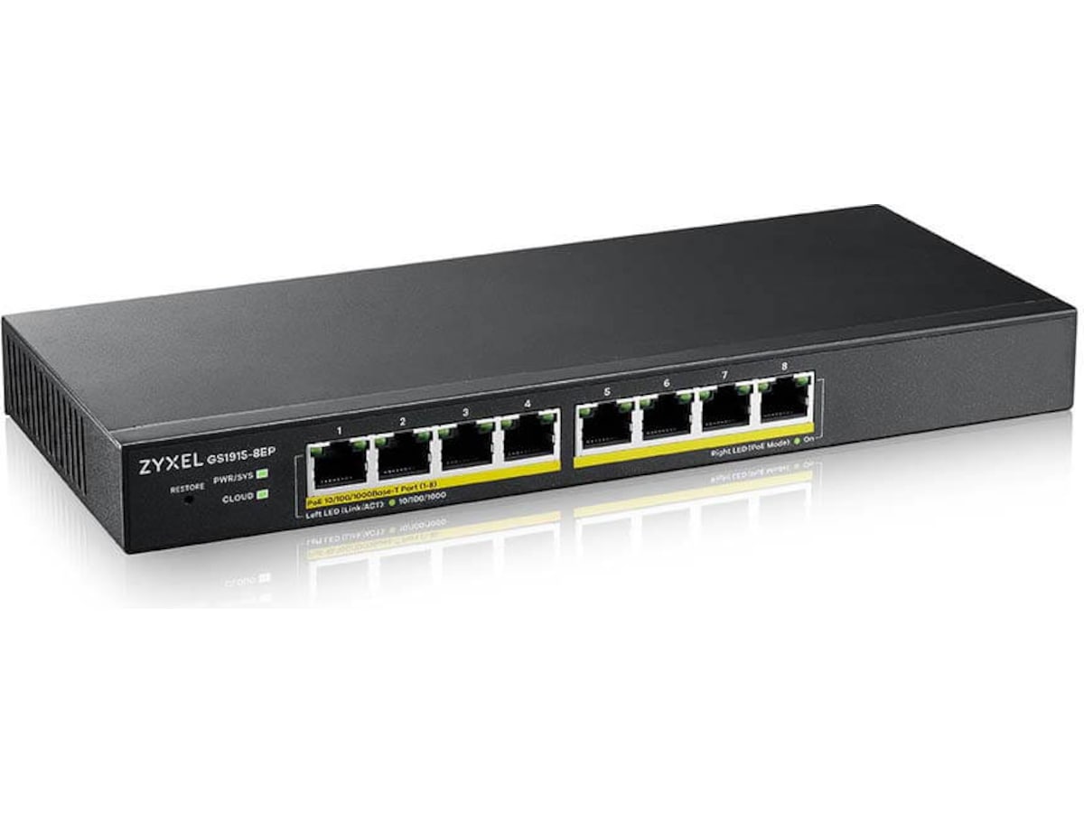 Zyxel GS1915-8EP-EU0101F switch Switchar