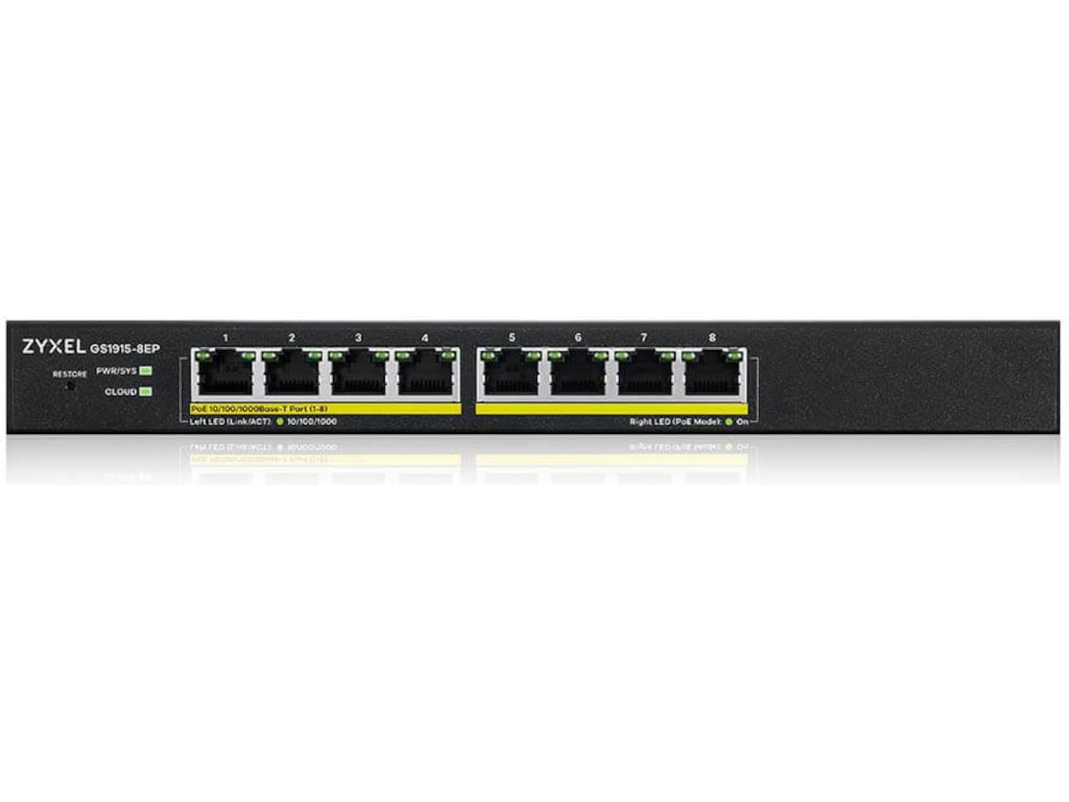 Zyxel GS1915-8EP-EU0101F switch Switchar