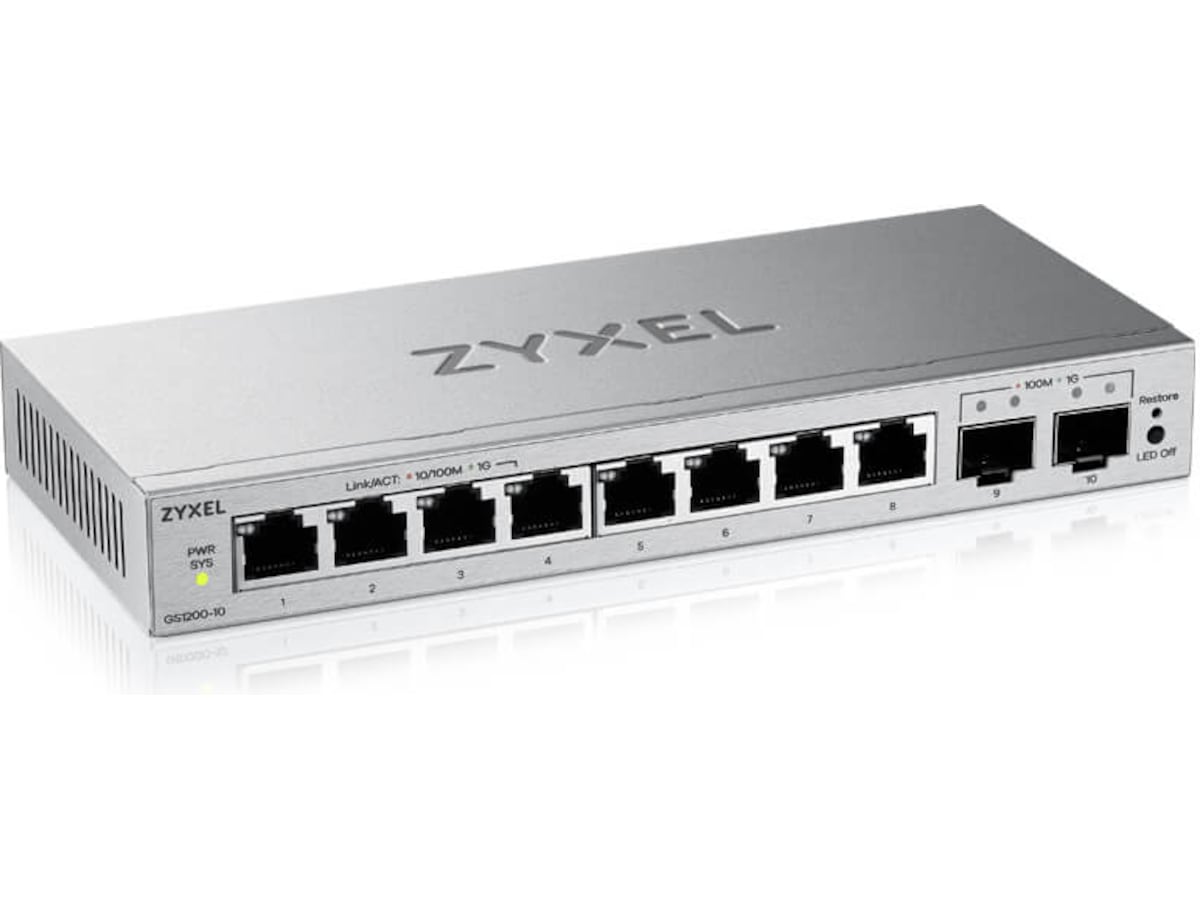 Zyxel GS1200-10V3-EU0101F switch Switchar
