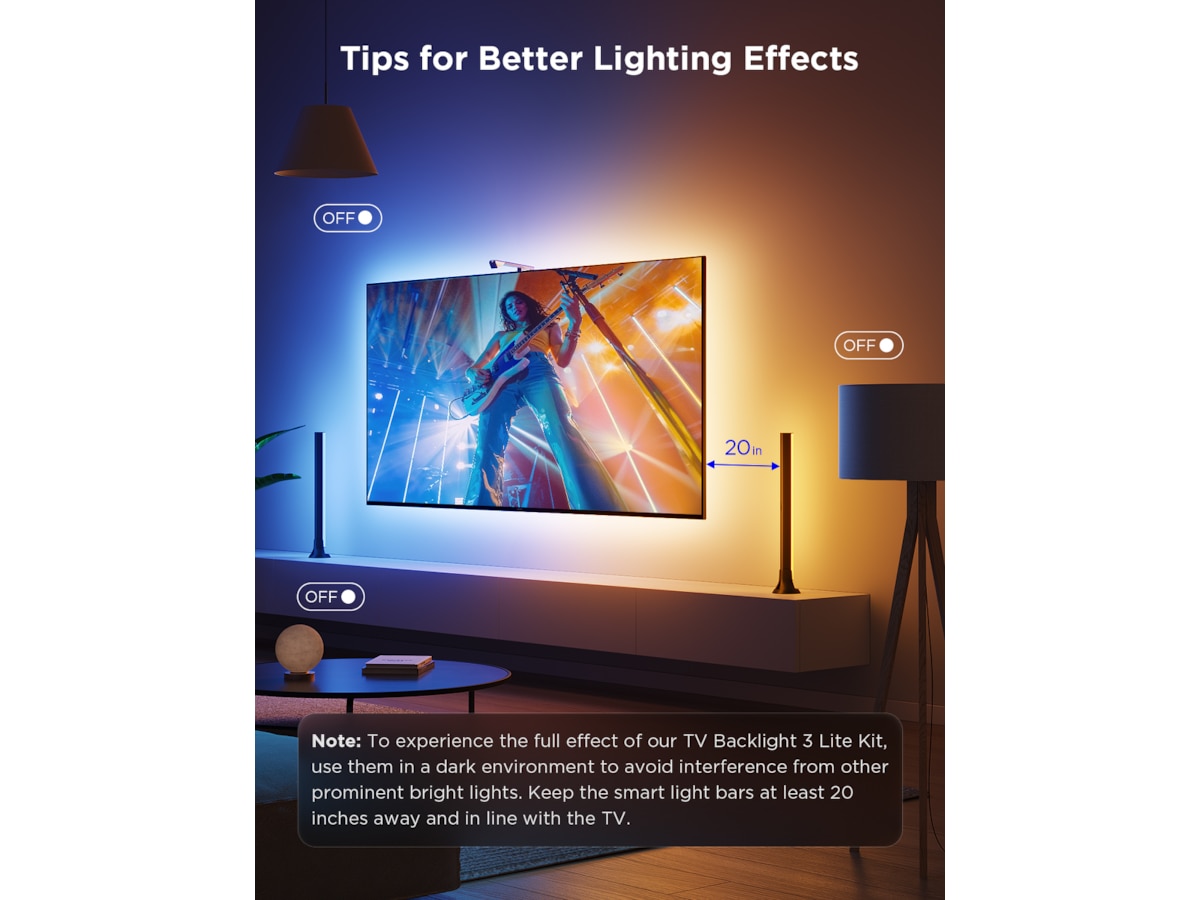Govee TV Backlight 3 Lite Kit -B-Grade Demo hem & hushåll