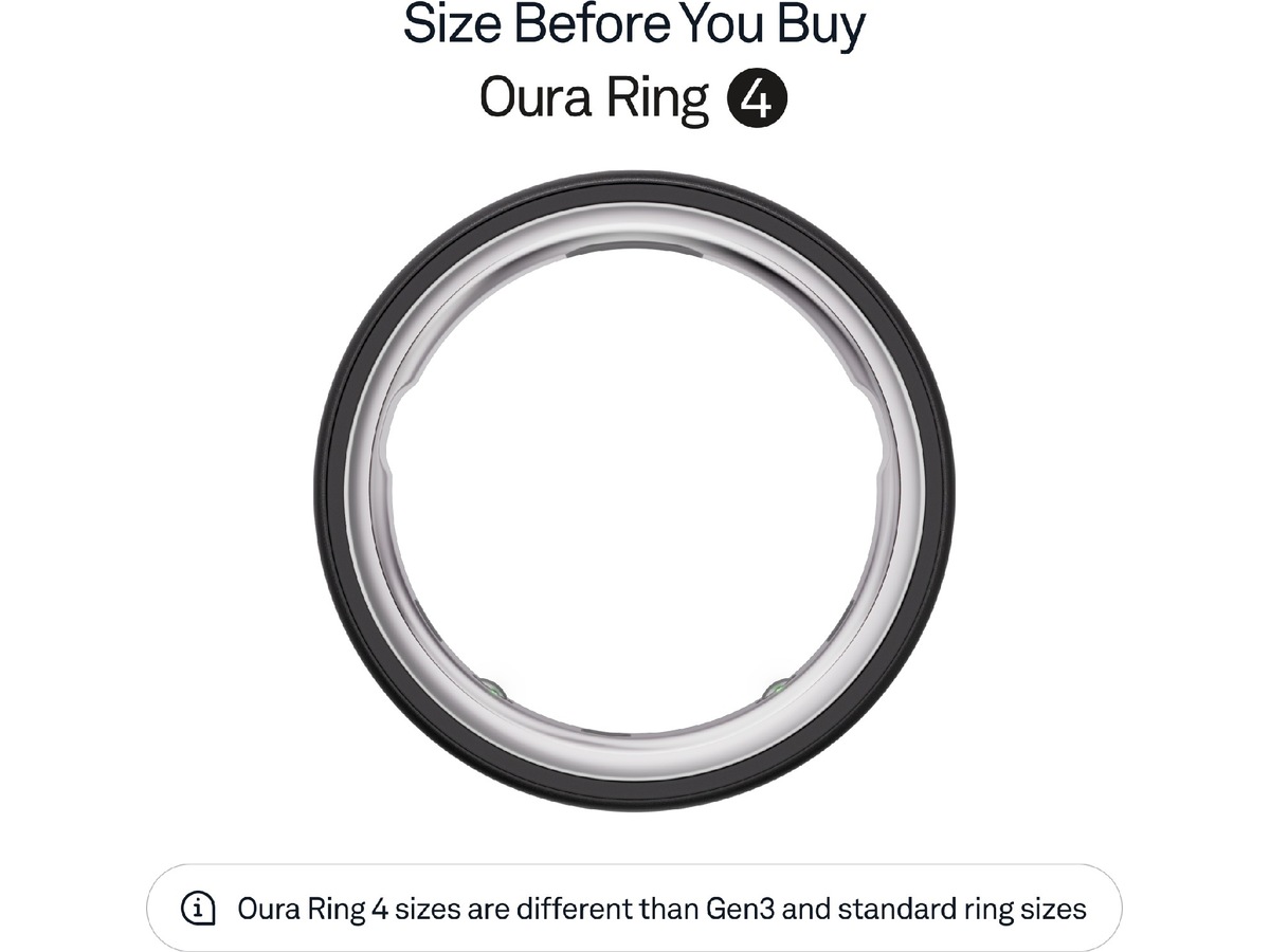 Oura Ring 4 Smart Ring str. 7 (stealth) -B-Grade Demo tillbehör till mobiler & smartwatches