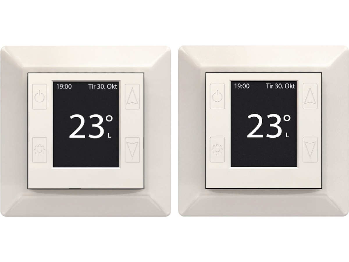 Mill Smart WiFi golvtermostat 2-pack (polarhvit) Tillbehör till värme