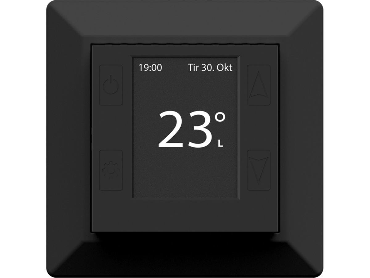 Mill Smart WiFi golvtermostat 2-pack (svart) Tillbehör till värme