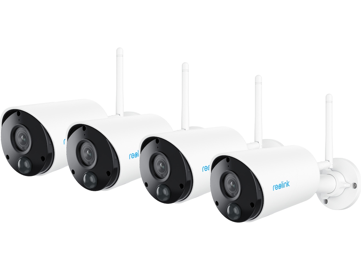 Reolink Argus Eco trådlöst utomhus övervakningskamera 4-pack