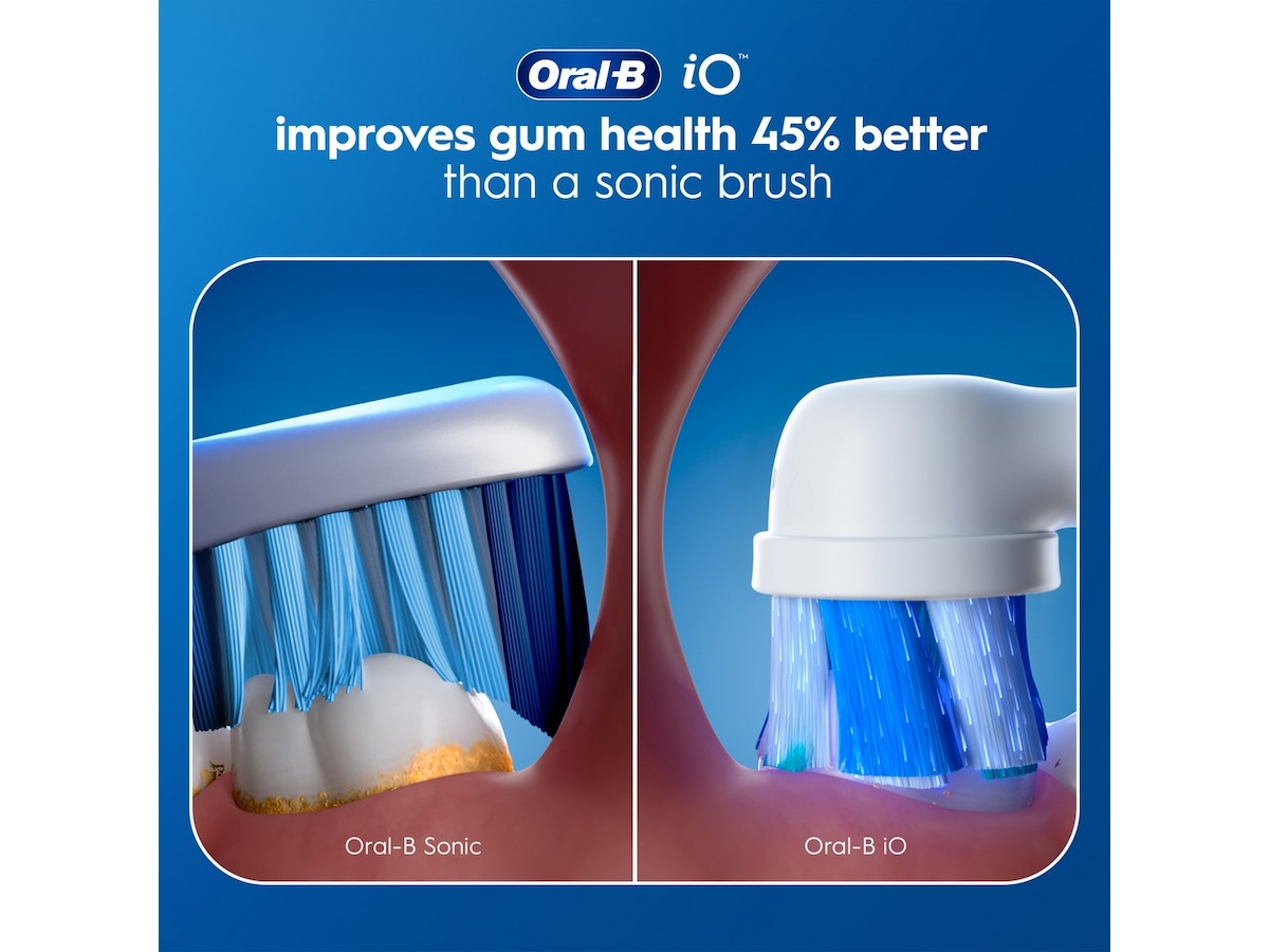 Oral-B iO3 elektrisk tandborste (vit) Tillbehör till tandvård