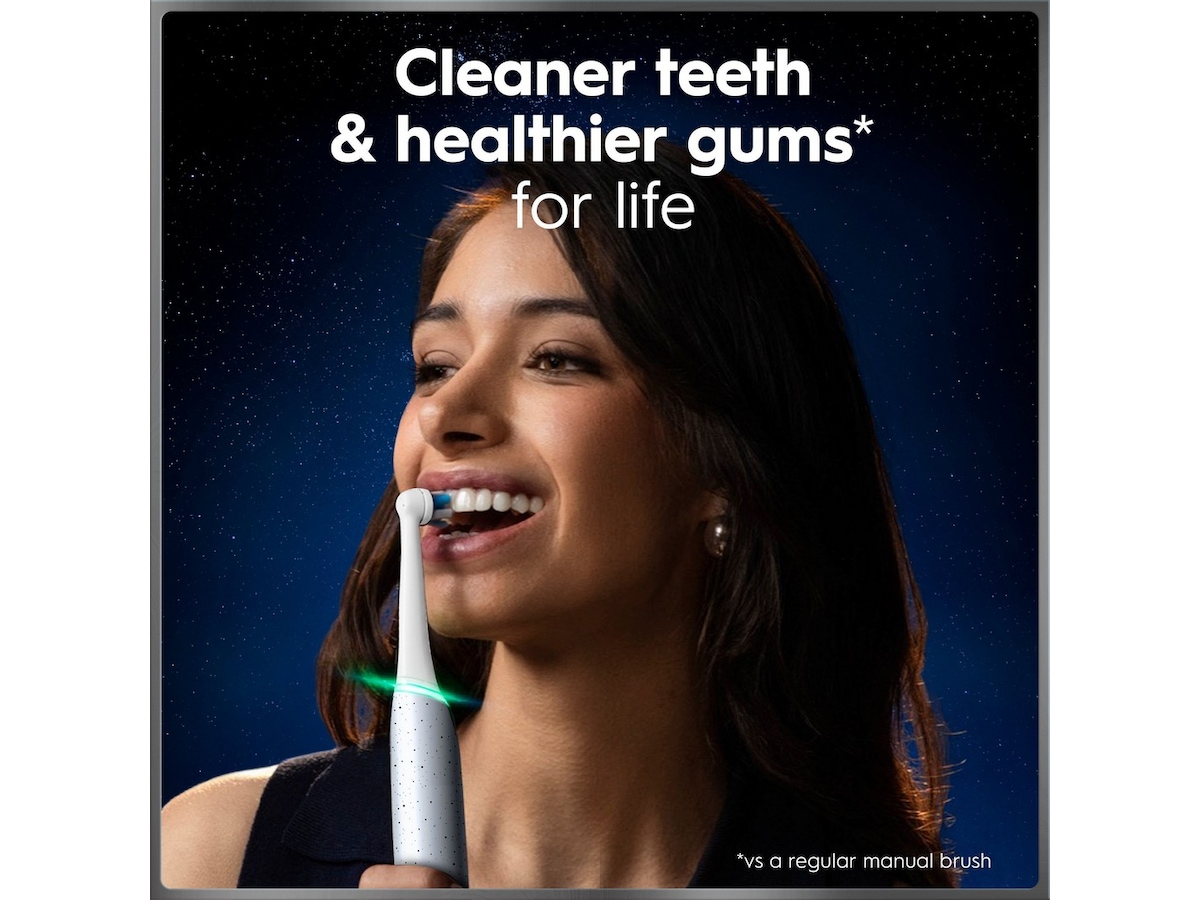 Oral-B iO10 elektrisk tandborste (vit) Tillbehör till tandvård