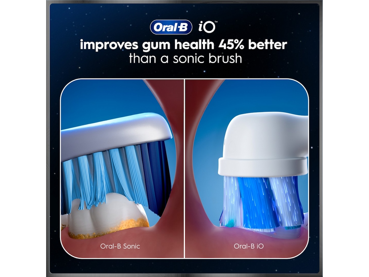 Oral-B iO10 elektrisk tandborste (vit) Tillbehör till tandvård