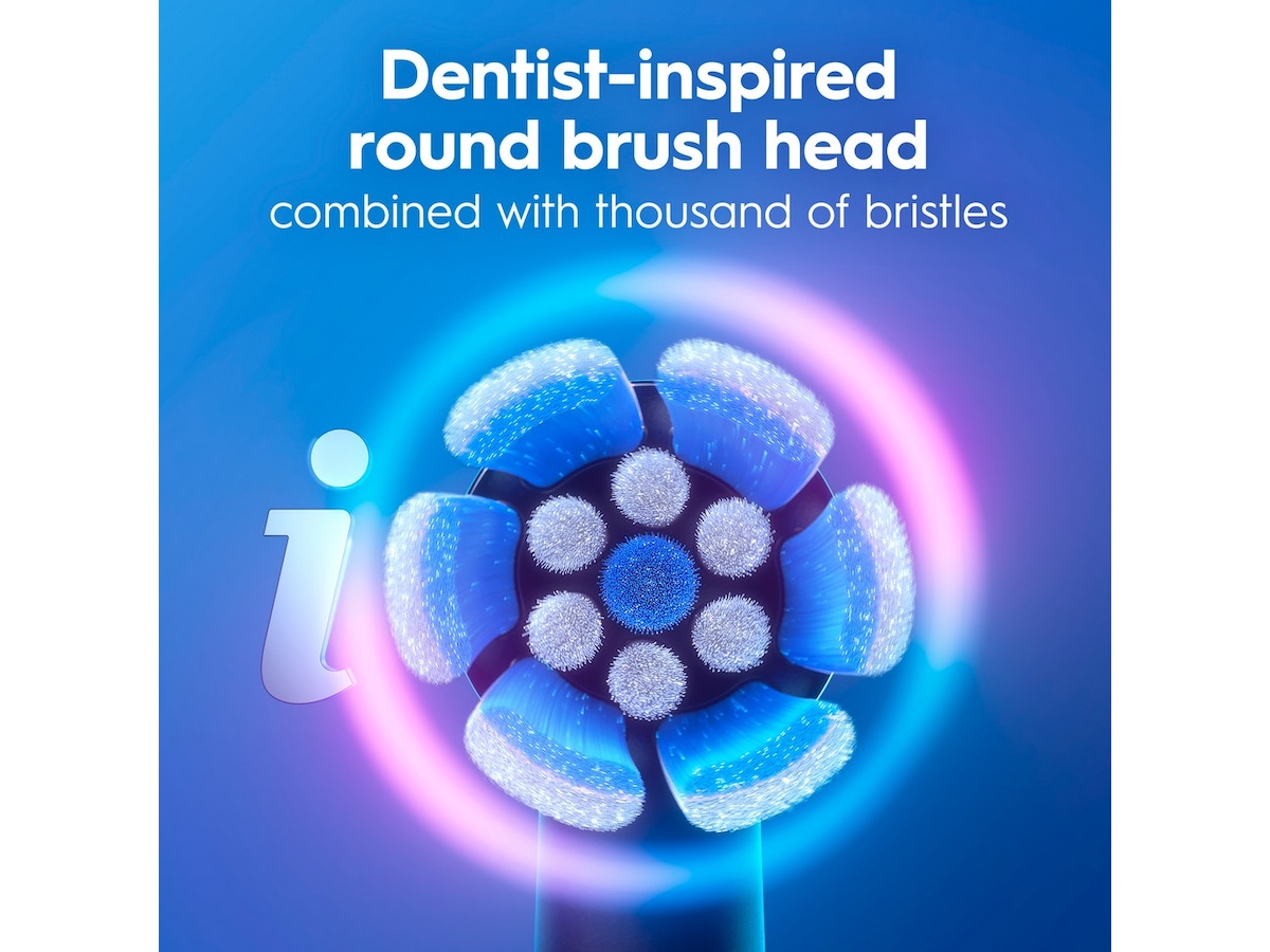 Oral-B iO 2 elektrisk tandborste (Night Black) Tillbehör till tandvård