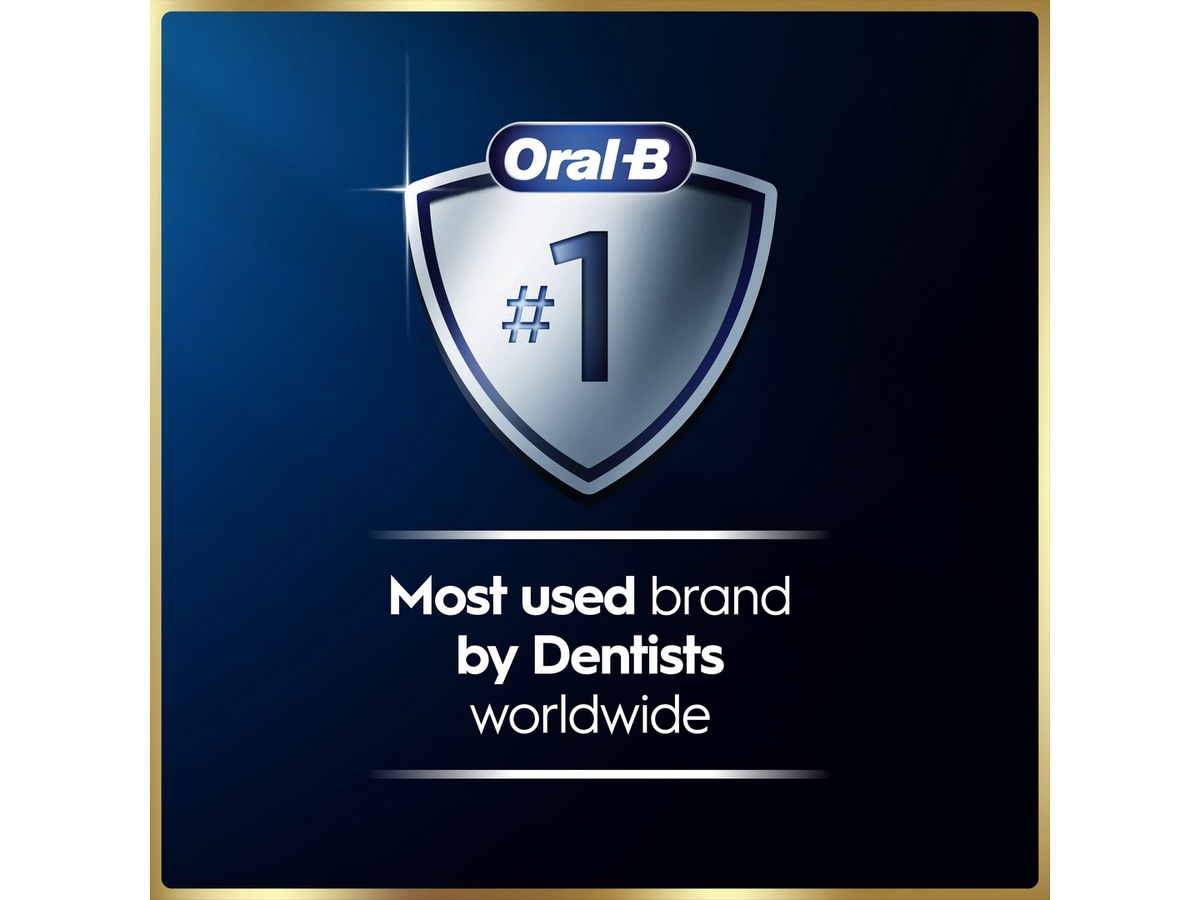 Oral-B iO9 elektrisk tandborste (svart) Tillbehör till tandvård