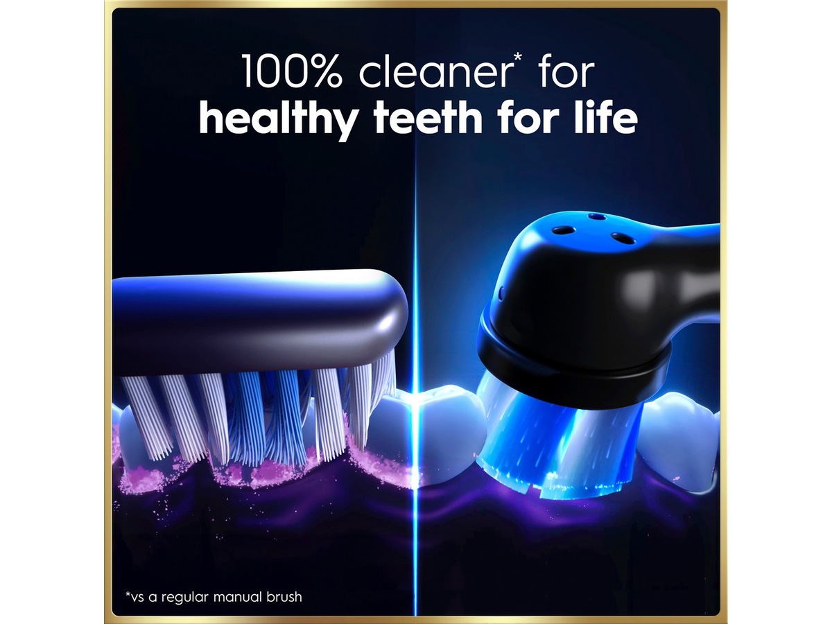 Oral-B iO9 elektrisk tandborste (svart) Tillbehör till tandvård