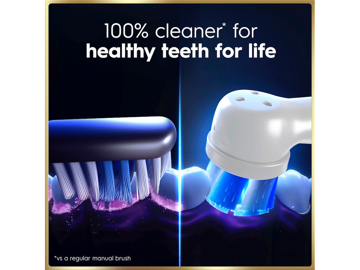 Oral-B iO9 elektrisk tandborste (vit) Tillbehör till tandvård