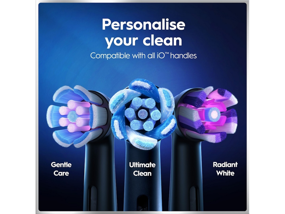 Oral-B iO6 elektrisk tandborste (svart) Eltandborste