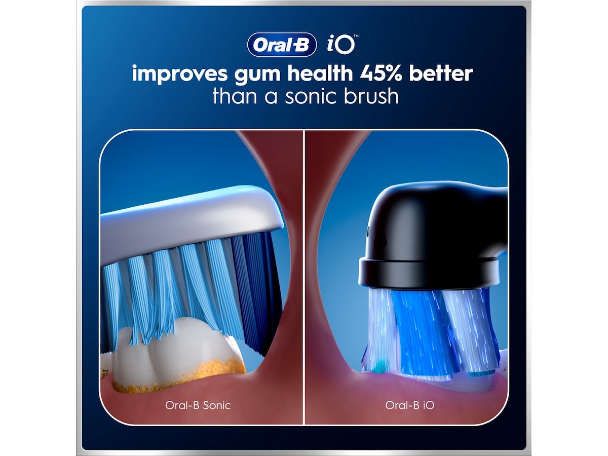 Oral-B iO6 elektrisk tandborste (svart) Eltandborste