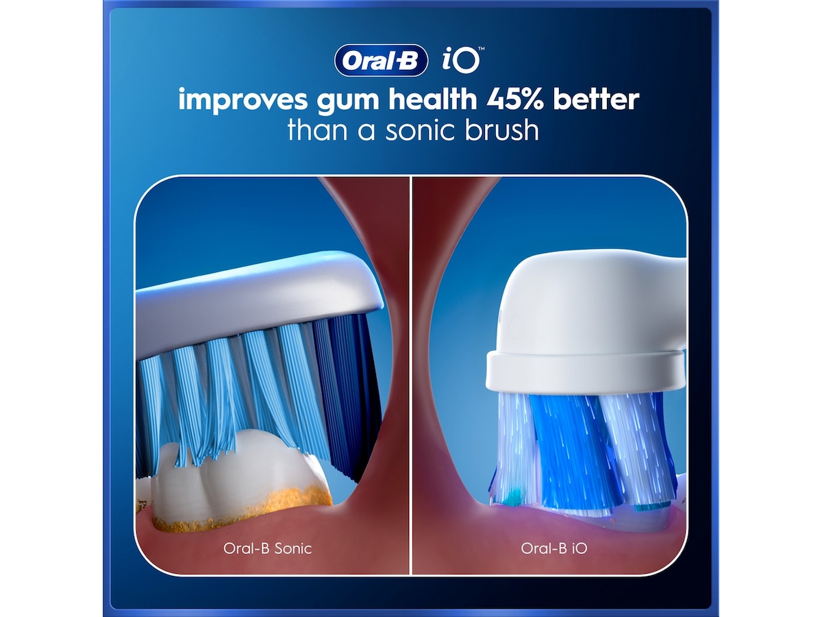 Oral-B iO5 elektrisk tandborste (vit) Tillbehör till tandvård