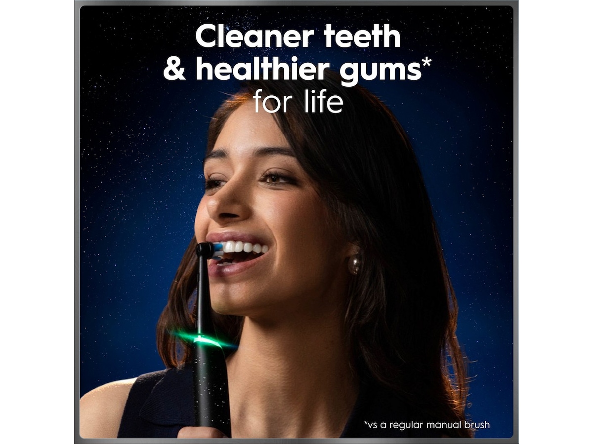 Oral-B iO10 elektrisk tandborste (svart) Tillbehör till tandvård
