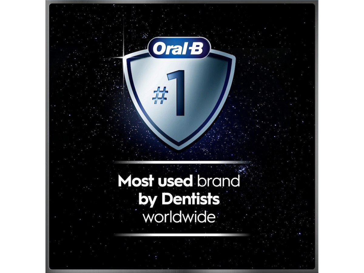 Oral-B iO10 elektrisk tandborste (svart) Tillbehör till tandvård
