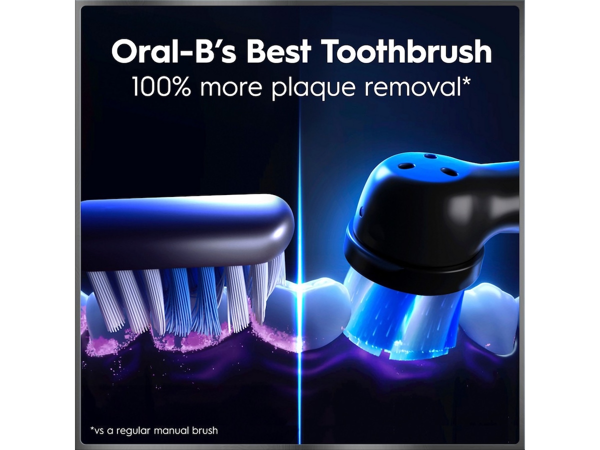 Oral-B iO10 elektrisk tandborste (svart) Tillbehör till tandvård