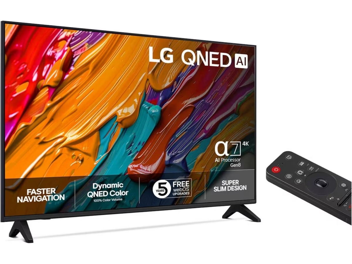 LG 43'' QNED7E AI 4k 43QNED7EA6B (2025) + soundbar 20 - 49 tums TV