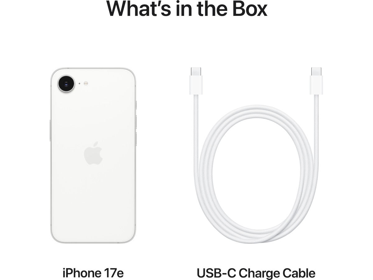 iPhone 17e 512GB (vit) Mobiltelefoner