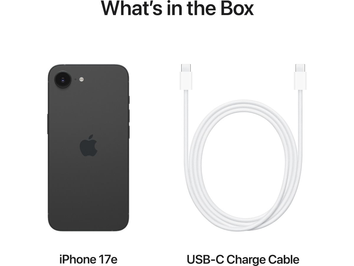 iPhone 17e 256GB (svart) Mobiltelefoner