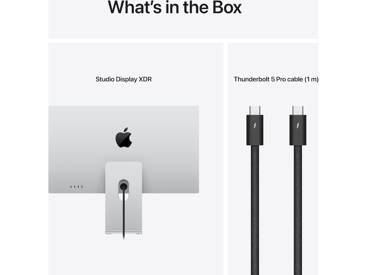 Apple Studio Display XDR (2026) Standard Glass - VESA-fäste (utan stativ) Bildskärmar