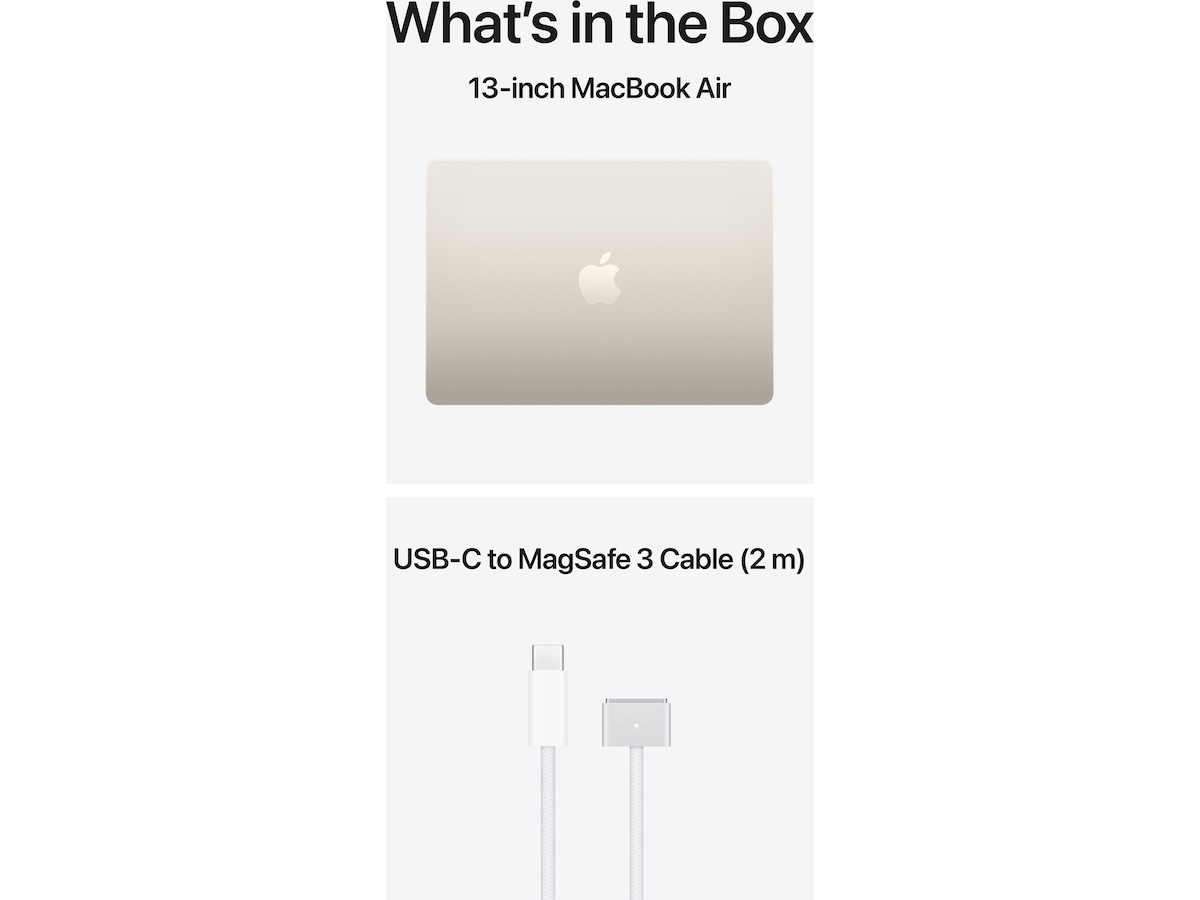 MacBook Air 13" M5 (2026) 1TB (stjärnglans) Datorer - Bärbara / laptop